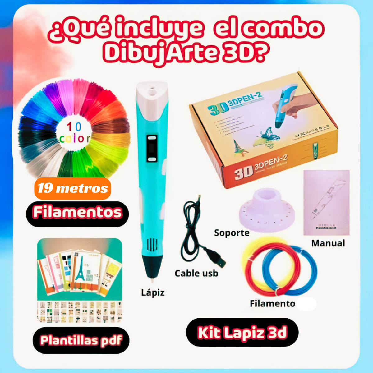 PACK ESPECIAL PINTAYCREA 3D